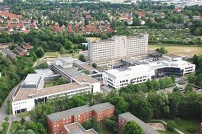 Luftbild Klinikum Links der Weser
